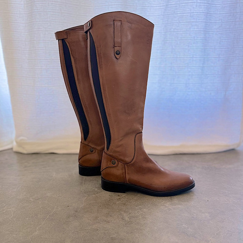 Emanuele Castro Italian leather riding boots